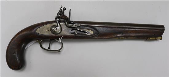 A Williams flintlock pistol